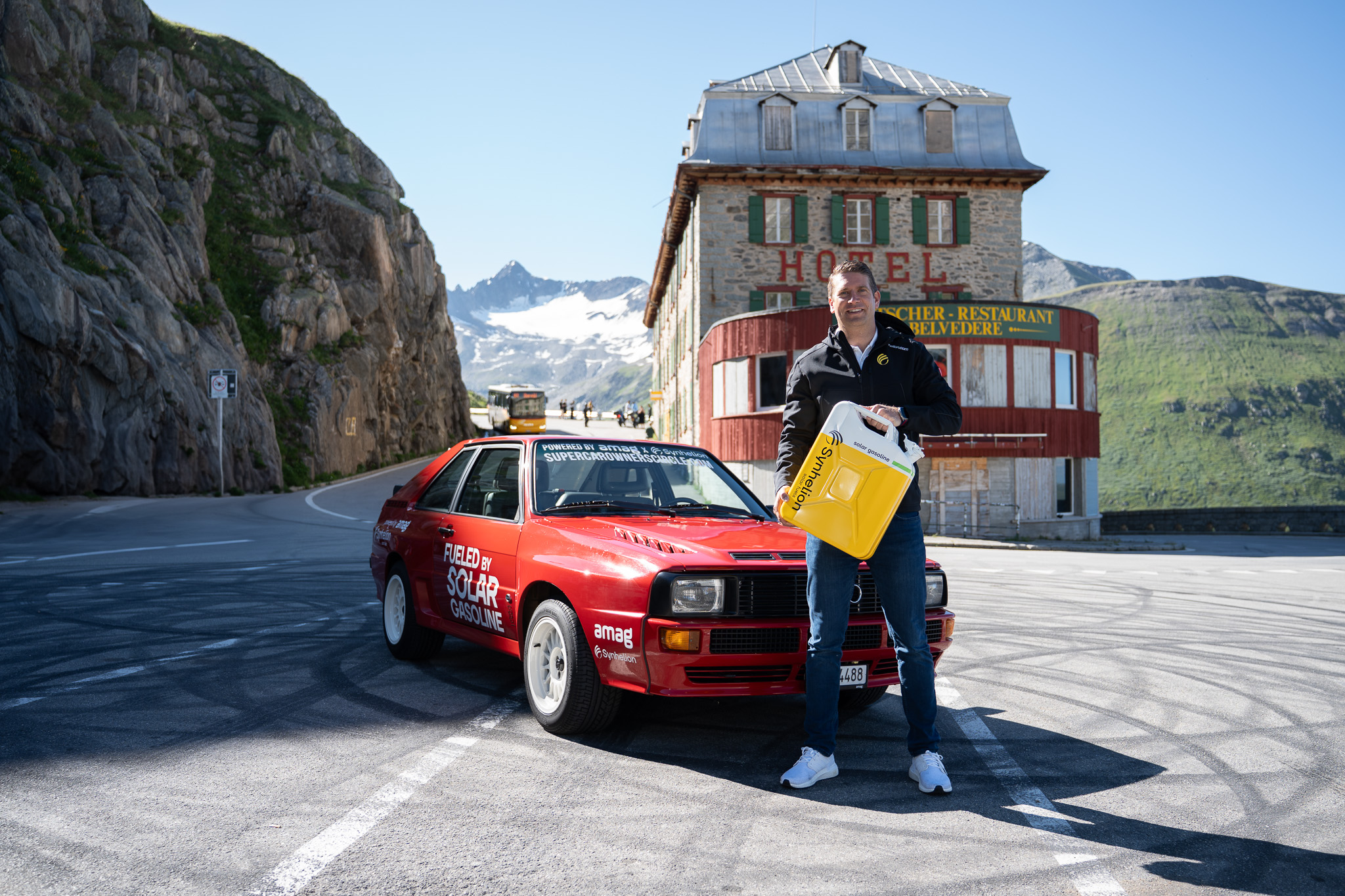 Synhelion Achieves World First: Car Runs on Solar Gasoline