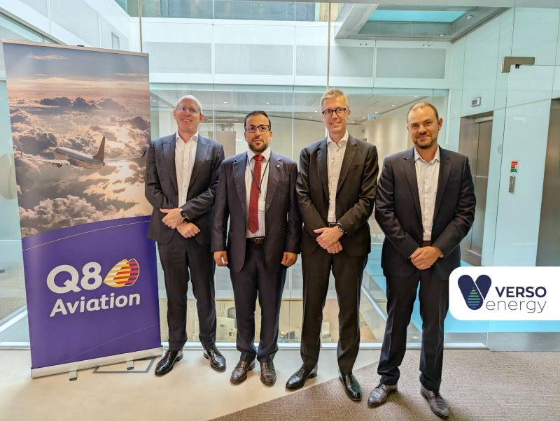 Verso Energy and Q8 Aviation Partner in Long-Term e-SAF Offtake Agreement